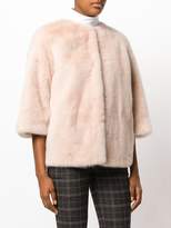 Thumbnail for your product : Yves Salomon short fur jacket