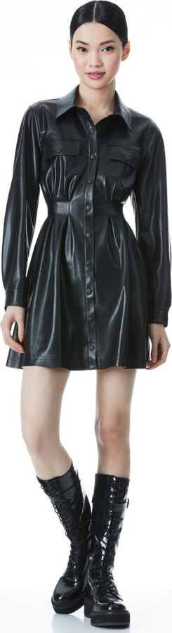 Leather Shirt Dress | Shop the world's largest collection of 