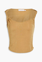 Thumbnail for your product : Good American Twisted stretch-jersey top