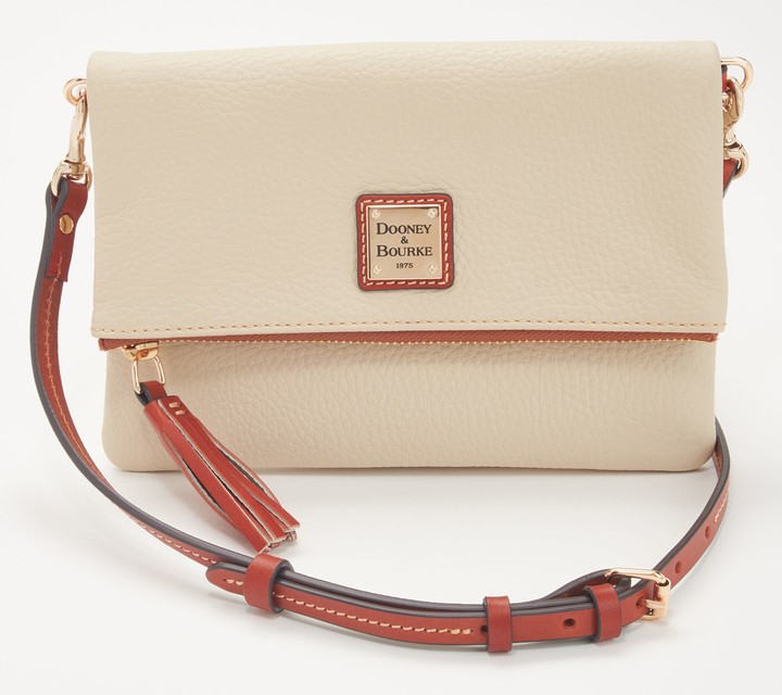 Dooney & Bourke Pebble Leather Foldover Zip Crossbody ShopStyle