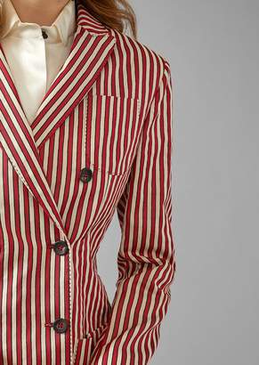Giorgio Armani Striped Canvas Jacket