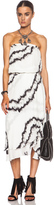 Thumbnail for your product : Haute Hippie Strapless Silk Ruffle Dress