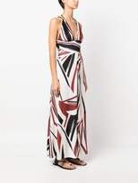 Thumbnail for your product : BA&SH Joas abstract-pattern maxi dress
