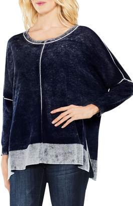 Vince Camuto Inside Out Printed Sweater