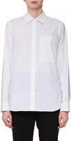 Thumbnail for your product : Proenza Schouler Long-Sleeve Hook-Back Collared Blouse