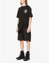 Thumbnail for your product : Burberry Ganther brand-print cotton-jersey T-shirt
