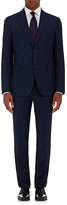 Thumbnail for your product : Barneys New York MEN'S MICRO-CHECKED WOOL TWO-BUTTON SUIT-NAVY SIZE 40 R