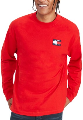 Tommy Hilfiger Red Men's T-shirts | Shop the world's largest 
