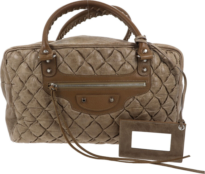 balenciaga matelasse handbag