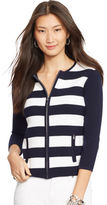 Thumbnail for your product : Ralph Lauren Petite Cotton Cropped-Sleeve Sweater