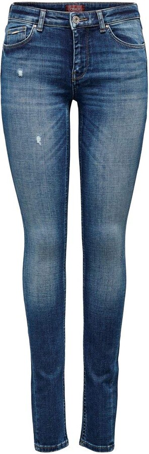 Only Women's ONLBLUSH Life MID SK ANK RW REA422 NOOS Pants - ShopStyle Jeans