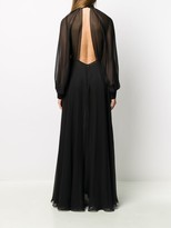 Thumbnail for your product : Ports 1961 Open-Back Long Silk Dress