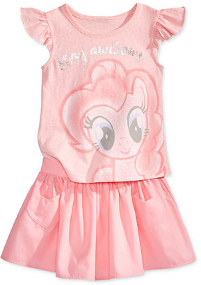 My Little Pony 2-Pc. Top & Skirt Set, Little Girls (4-6X)