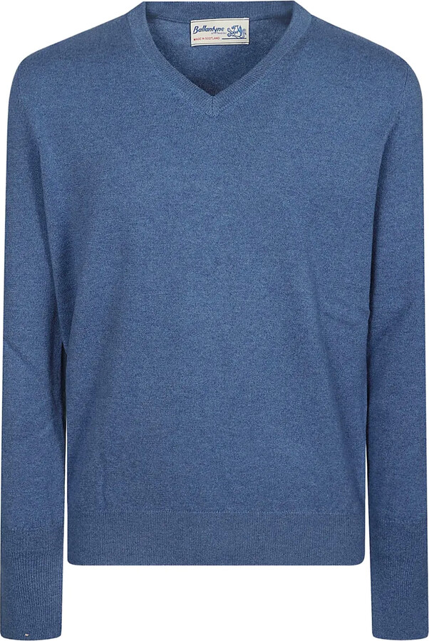 Ballantyne V-neck cashmere sweater