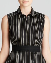 Thumbnail for your product : Alice + Olivia Blouse - Lea Fitted Cropped Stripe