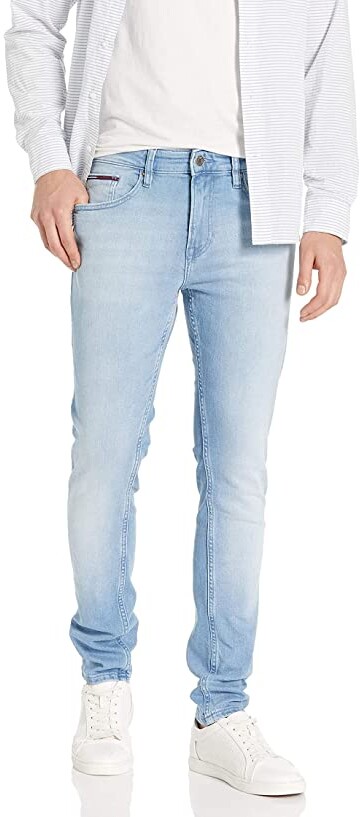 Tommy Hilfiger Men's Original Steve Slim Athletic Fit Jeans with Skinny  Ankle - ShopStyle