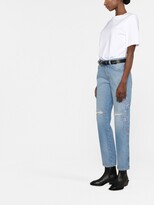 Thumbnail for your product : Ermanno Scervino Floral Lace Straight-Leg Jeans