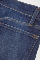 Thumbnail for your product : Frame Le Palazzo High-rise Wide-leg Jeans - Mid denim