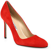 Thumbnail for your product : Manolo Blahnik BB Suede Pumps