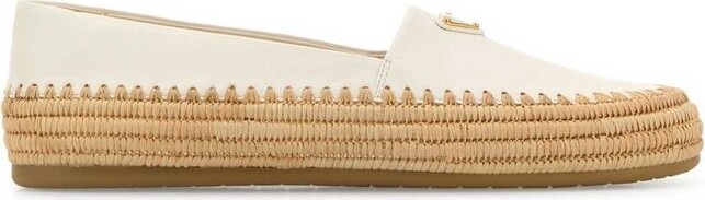 Prada Triangle-Logo Espadrilles