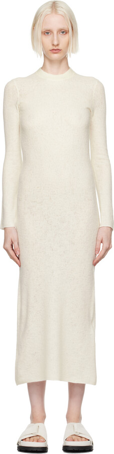 Jil Sander Off-White Layered Maxi Dress