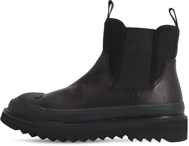 diesel men's leather boots