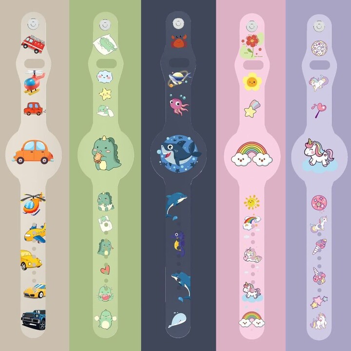 New Waterproof For Apple Airtag Holder Wristband Kids Silicone Case Bracelet Children For AirTags Case Watch Band