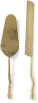 Thumbnail for your product : Jay Imports Elle Twig Gold 2-Piece Cake Serving Set