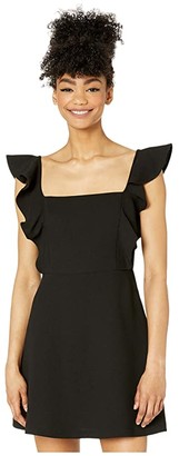 bcbgeneration ruffle sleeve dress