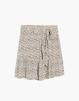 Thumbnail for your product : Madewell Tie-Waist Tiered Mini Skirt in Fieldwalk Floral