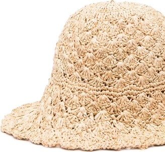 Ruslan Baginskiy Logo-Embellished Knitted Bucket Hat