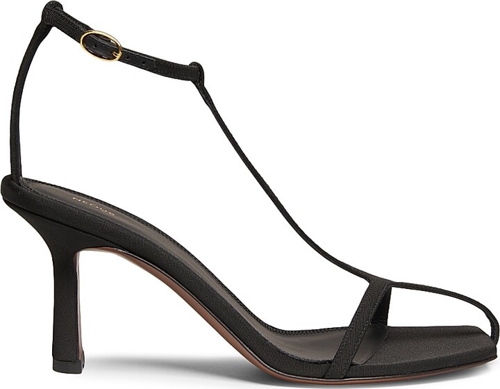 Neous Women's Jumel 80MM Leather Sandals - Black - Size 6