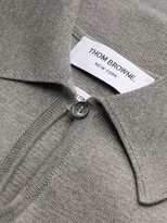 Thumbnail for your product : Thom Browne 4-Bar stripe pleated polo dress