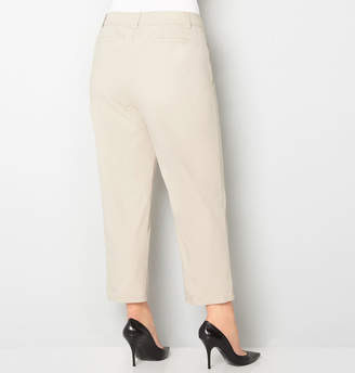Avenue Peached Twill Ankle Pant