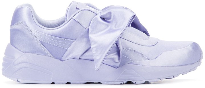 puma bow sneakers white