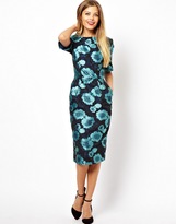 Thumbnail for your product : ASOS Wiggle Dress In Floral Jacquard