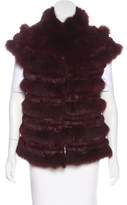 Thumbnail for your product : Tory Burch Fox Fur Vest