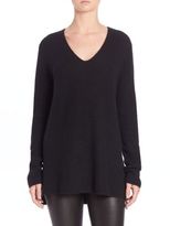 Thumbnail for your product : Vince Ribbed V-Neck Cashmere Sweater