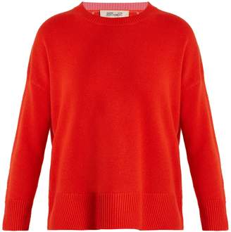 Diane von Furstenberg Crew-neck cashmere-knit sweater