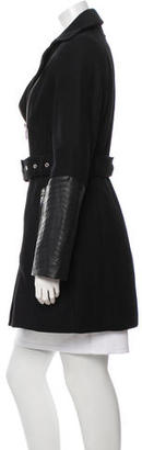 Calvin Klein Knee-Length Belted Coat