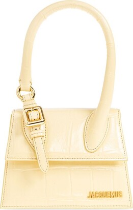 JACQUEMUS イエロー レザー　ボディバッグ Jacquemus Le Petit Tourni レザーバッグ | イエロー | FARFETCH JP