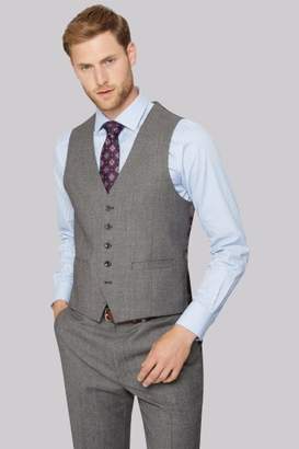 Savoy Taylors Guild Regular Fit Neutral Milled Birdseye Suit