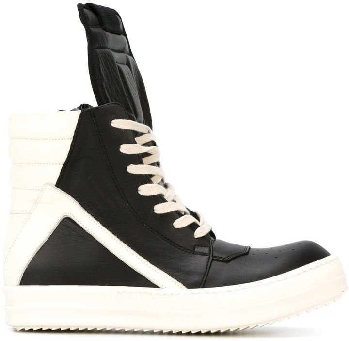 Rick Owens 'Geobasket' hi-top sneakers - ShopStyle Clothes and Shoes