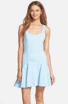 Thumbnail for your product : Nordstrom Bardot 'Queenie' Ruffle Hem Fit & Flare Dress Exclusive)