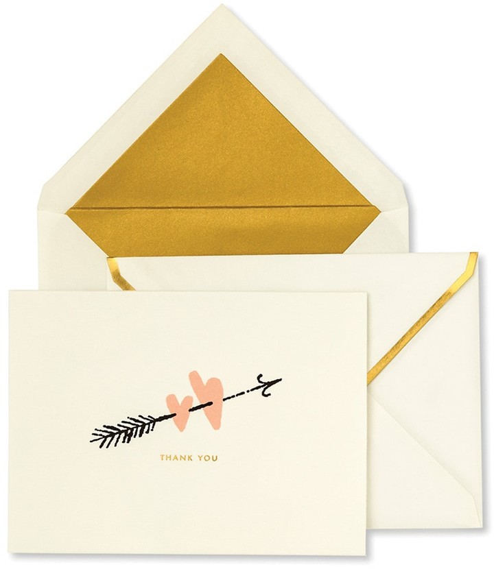 Kate Spade Two Hearts Thank You Card Set ShopStyle