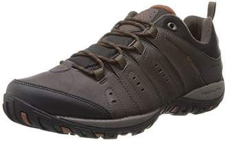 Columbia Woodburn II Waterproof Men's Low Rise Hiking Shoes, Brown (Cordovan/Cinnamon), (45 EU)