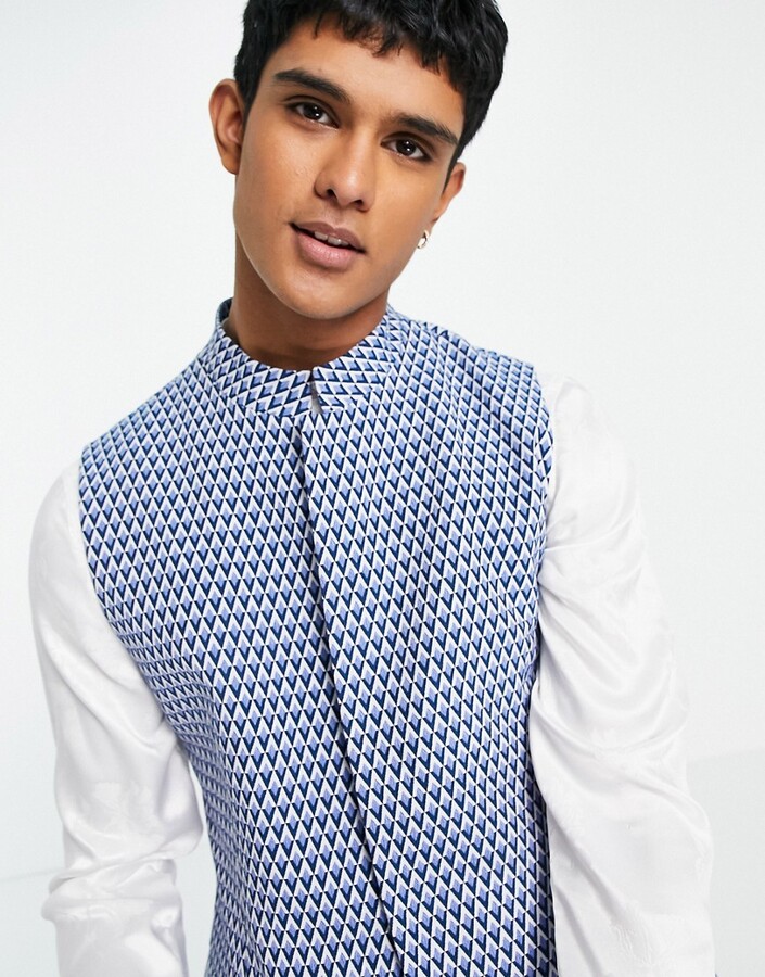 mandarin collar suit uk