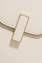 Thumbnail for your product : Valextra Iside Mini Textured-leather Tote - Cream