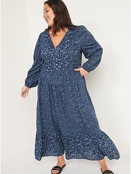 Flare Tiered Midi Dress for Women 