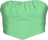 Thumbnail for your product : Topshop Corset Bandeau Top Green